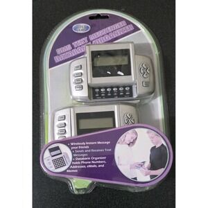 NEW Sakar Cyber Gear Slide Up SMS Text Messager Wireless Databank Organizer